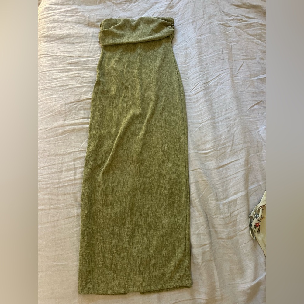 Zara Olive Pencil Dress
